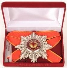 3548 Фалеристика ЗВЕЗДА ордена Св.Анны (кристаллы, жемчуг Swarovski)