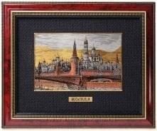  /42*55см Офорт цветной  "Москва. Большой Москворецкий мост "