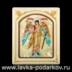 Икона "Ангел Хранитель" с перламутром