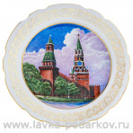 Декоративная тарелка  "Москва. Спасская башня"