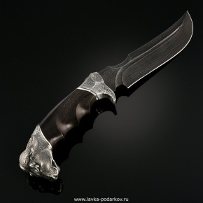 Нож авторский "Буйвол" с подставкой, фотография 0. Интернет-магазин ЛАВКА ПОДАРКОВ