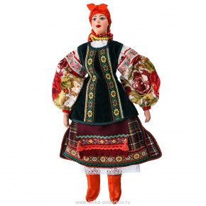 Коллекционная кукла ручной работы в костюме Киевской губернии, фотография 0. Интернет-магазин ЛАВКА ПОДАРКОВ