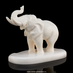 Скульптура из рога лося «Слон», фотография 0. Интернет-магазин ЛАВКА ПОДАРКОВ