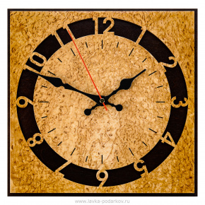 Настенные часы из карельской березы, фотография 0. Интернет-магазин ЛАВКА ПОДАРКОВ
