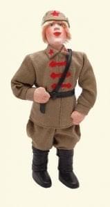 13470 Кукла "Красноармеец" (ручная работа)