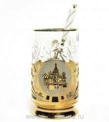 0011302 Златоуст Подстаканник " Храм Василия Блаженного" 