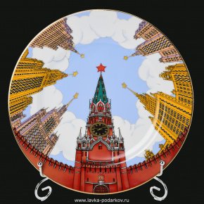 Тарелка "Звезды Москвы" (Европейская-2), фотография 0. Интернет-магазин ЛАВКА ПОДАРКОВ