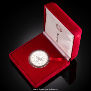 Медаль "Козерог" (серебро 925*), фотография 0. Интернет-магазин ЛАВКА ПОДАРКОВ