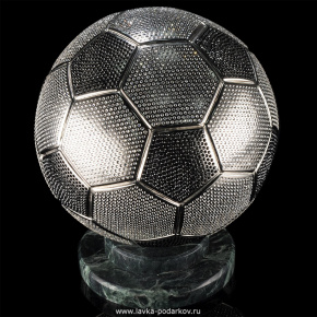 Мяч сувенирный с кристаллами Swarovski, фотография 0. Интернет-магазин ЛАВКА ПОДАРКОВ