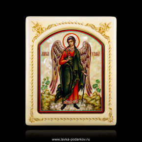 Икона "Ангел Хранитель" с перламутром, фотография 0. Интернет-магазин ЛАВКА ПОДАРКОВ