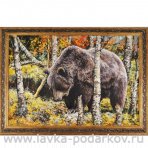 Картина на бересте "Медведь" 70x50 см
