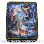 Шкатулка с художественной росписью "Снегурочка"