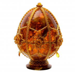 Сувенир из янтаря "Пасхальное яйцо", фотография 0. Интернет-магазин ЛАВКА ПОДАРКОВ