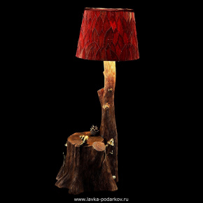Лампа настольная из дерева "Пенек". Авторская работа, фотография 0. Интернет-магазин ЛАВКА ПОДАРКОВ
