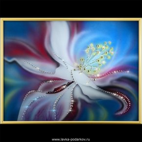 Картина "Цветок желаний" Swarovski, фотография 0. Интернет-магазин ЛАВКА ПОДАРКОВ