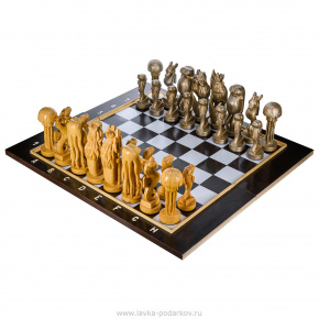 Эксклюзивные большие деревянные шахматы "Море" 100х91 см, фотография 0. Интернет-магазин ЛАВКА ПОДАРКОВ
