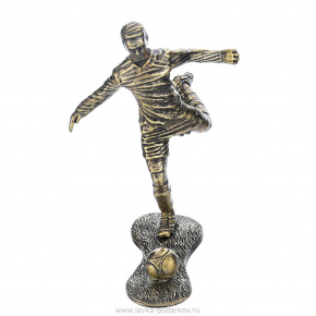 Бронзовая статуэтка "Футболист" , фотография 0. Интернет-магазин ЛАВКА ПОДАРКОВ