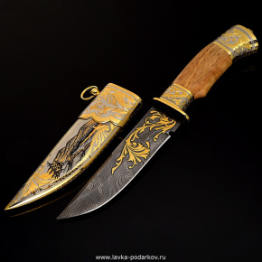 Нож сувенирный "Тигр" Златоуст, фотография 0. Интернет-магазин ЛАВКА ПОДАРКОВ