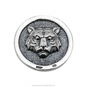 Монета сувенирная "Тигр". Серебро 925*, фотография 0. Интернет-магазин ЛАВКА ПОДАРКОВ