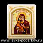Икона "Божия Матерь Владимирская" с перламутром