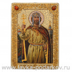 Икона "Святой равноапостольный князь Владимир" 21,5 х 29,5 см