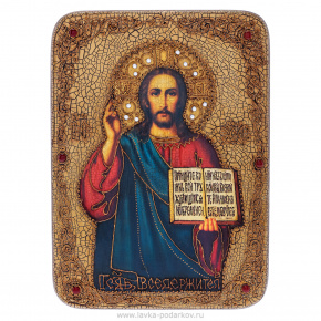 Икона из мореного дуба "Иисус Христос" 21х29 см, фотография 0. Интернет-магазин ЛАВКА ПОДАРКОВ