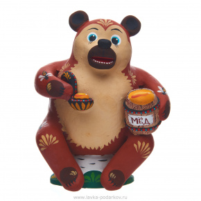 Скульптура-копилка "Медведь", фотография 0. Интернет-магазин ЛАВКА ПОДАРКОВ