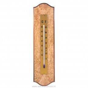 Термометр из карельской березы, фотография 0. Интернет-магазин ЛАВКА ПОДАРКОВ