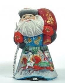 0011145 Скульптура из дерева "Дед Мороз " (березка)