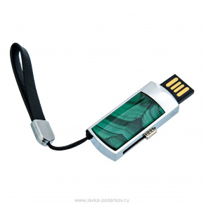 Флэшка USB с малахитом 32 GВ, фотография 0. Интернет-магазин ЛАВКА ПОДАРКОВ