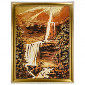 Янтарная картина "Водопад" 60 х 80 см, фотография 0. Интернет-магазин ЛАВКА ПОДАРКОВ