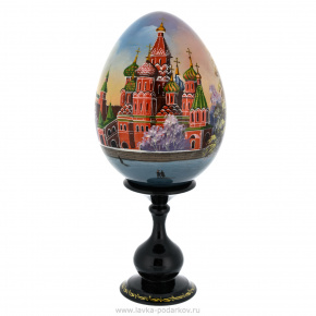 Пасхальное яйцо на подставке "Красная площадь", фотография 0. Интернет-магазин ЛАВКА ПОДАРКОВ
