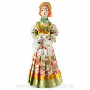 Кукла "Девушка с венком", фотография 0. Интернет-магазин ЛАВКА ПОДАРКОВ