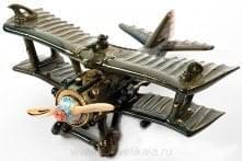 -0,5л Фарфор ШТОФ "Самолет" в цвете  0,5л в комплекте