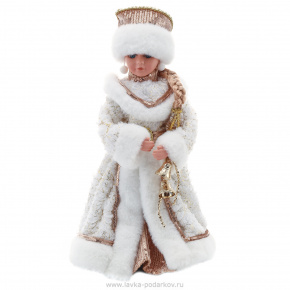 Новогодняя кукла "Снегурочка" с музыкальным механизмом, фотография 0. Интернет-магазин ЛАВКА ПОДАРКОВ