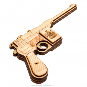 Деревянная игрушка "Пистолет Mauser", фотография 0. Интернет-магазин ЛАВКА ПОДАРКОВ