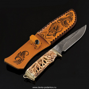 Нож из рога лося сувенирный "Легионер", фотография 0. Интернет-магазин ЛАВКА ПОДАРКОВ