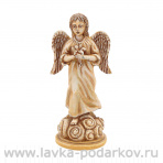 Христианская оловянная миниатюра "Ангел с цветком"