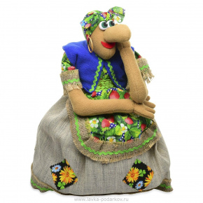 Кукла-грелка на самовар "Баба-Яга", фотография 0. Интернет-магазин ЛАВКА ПОДАРКОВ
