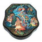 Шкатулка с художественной росписью "Шамаханская царица"