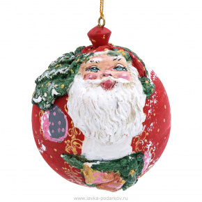 Новогодний елочный шар "Дед Мороз", фотография 0. Интернет-магазин ЛАВКА ПОДАРКОВ