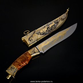 Нож подарочный "Львица" Златоуст, фотография 0. Интернет-магазин ЛАВКА ПОДАРКОВ