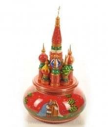 -ПСР-37 Сувенир музыкальный игрушка "Панорамный собор" 