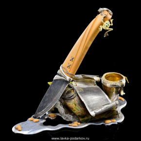 Нож сувенирный "Богатство и изобилие". Златоуст, фотография 0. Интернет-магазин ЛАВКА ПОДАРКОВ