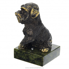 Бронзовая статуэтка "Собачка" средняя, фотография 0. Интернет-магазин ЛАВКА ПОДАРКОВ
