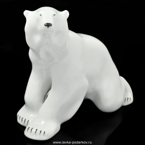 Скульптура фарфоровая "Медведь", фотография 0. Интернет-магазин ЛАВКА ПОДАРКОВ