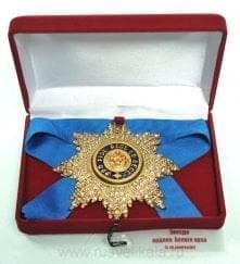 0011341/ВФалеристика ЗВЕЗДА ордена Белого Орла с короной и хрусталем Swarovski