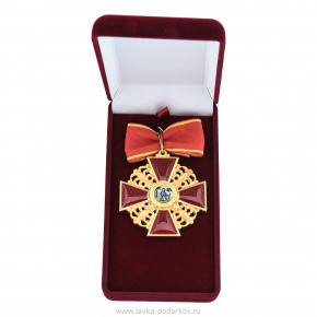 Крест ордена Святой Анны 2-й степени, фотография 0. Интернет-магазин ЛАВКА ПОДАРКОВ