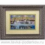 Картина перламутровая "Новодевичий монастырь. Зима"