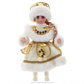 Новогодняя кукла "Снегурочка", фотография 0. Интернет-магазин ЛАВКА ПОДАРКОВ